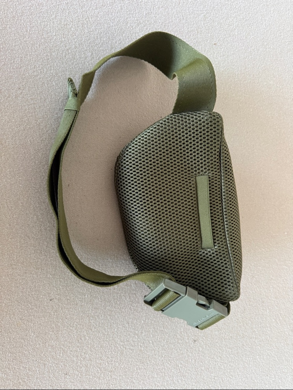 Dagne Dover Dark Moss Mesh Crossbody Belt Bag - Picture 8 of 10